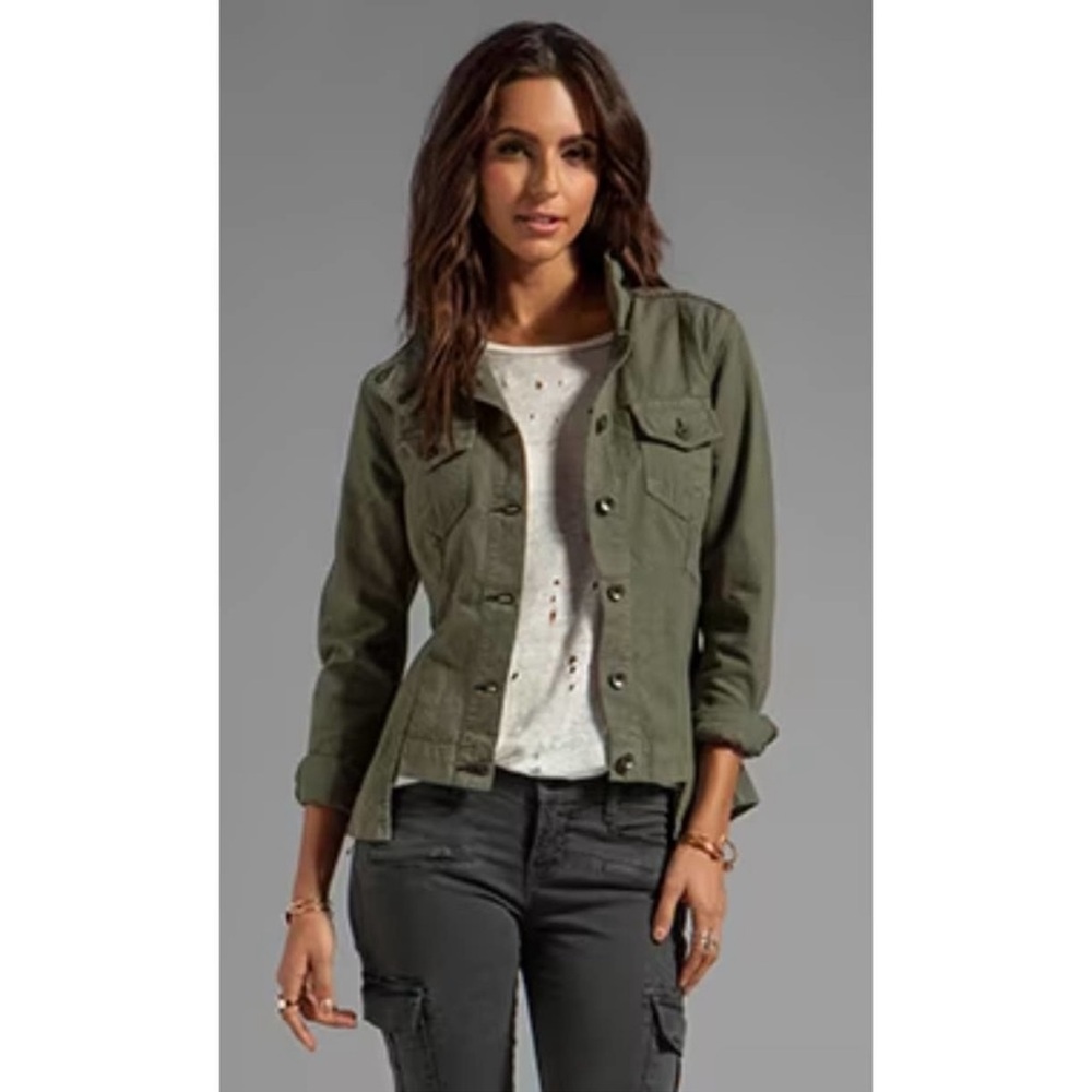 Rag And Bone Army Green Chamberlain Military-Styl… - image 1